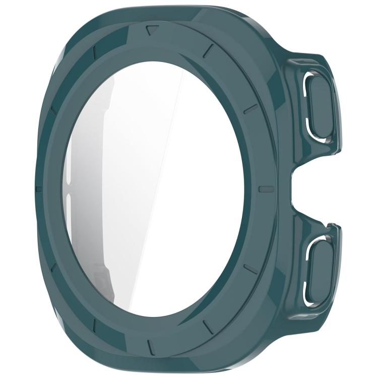 For Samsung Galaxy Watch Ultra 47mm / Ultra 2025 Tempered Film Integrated Waterproof PC Watch Protective Cover(Pine Green) by bashfashion