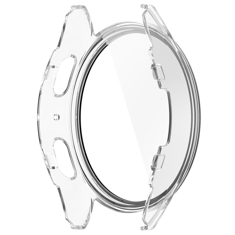 For Samsung Galaxy Watch 7 44mm Tempered Film Integrated Waterproof PC Watch Protective Cover(Transparent) by bashfashion
