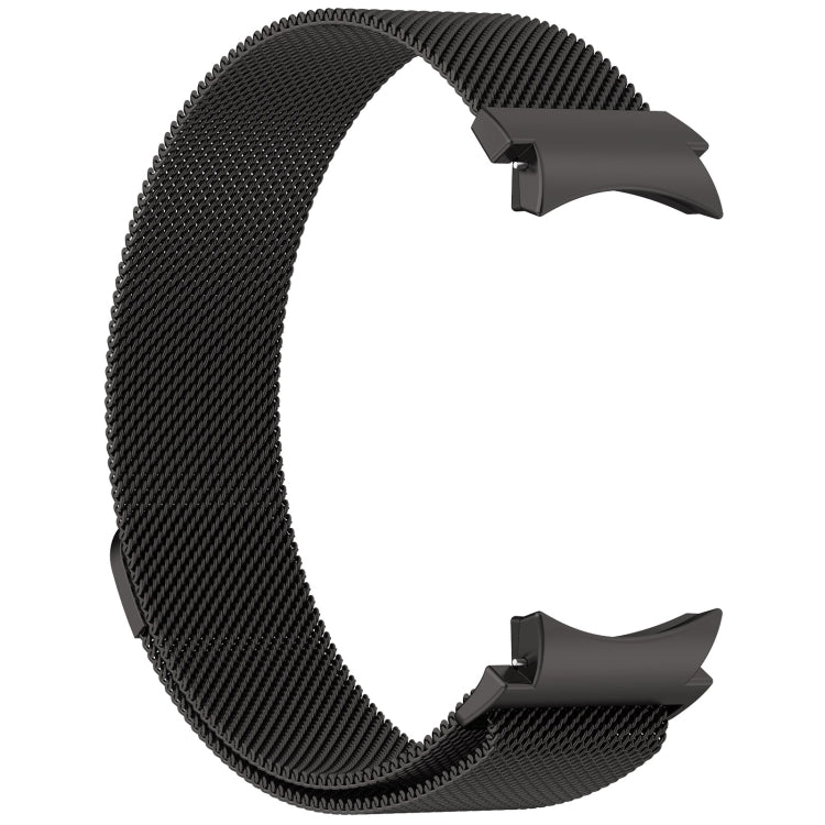 For Samsung Galaxy Watch FE 40mm Milan Magnetic Quick Release Stainless Steel Watch Band(Black) by bashfashion