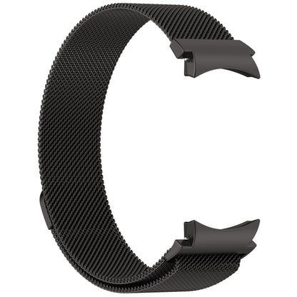 For Samsung Galaxy Watch FE 40mm Milan Magnetic Quick Release Stainless Steel Watch Band(Black) by bashfashion