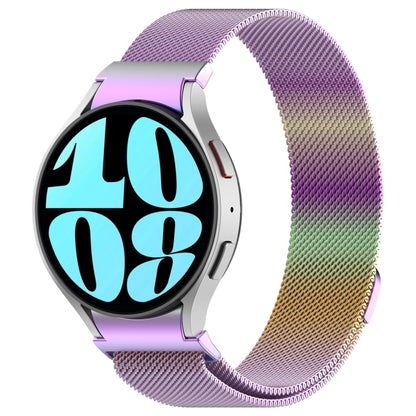 For Samsung Galaxy Watch FE 40mm Milan Magnetic Quick Release Stainless Steel Watch Band(Colorful) by bashfashion