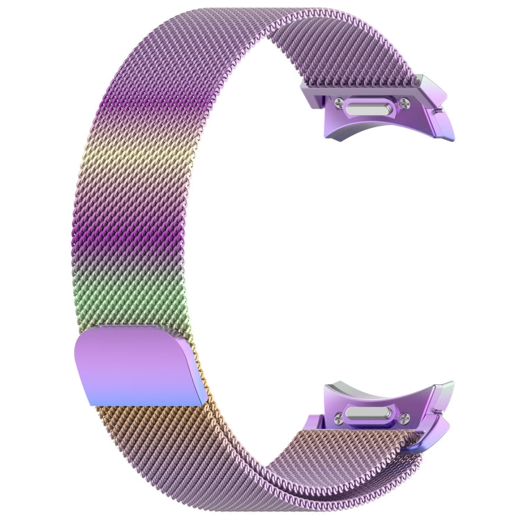 For Samsung Galaxy Watch FE 40mm Milan Magnetic Quick Release Stainless Steel Watch Band(Colorful) by bashfashion