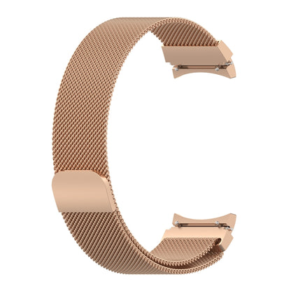 For Samsung Galaxy Watch FE 40mm Milan Magnetic Stainless Steel Watch Band(Rose Gold) by bashfashion