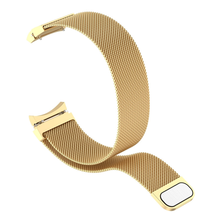 For Samsung Galaxy Watch FE 40mm Milan Magnetic Stainless Steel Watch Band(Gold) by bashfashion