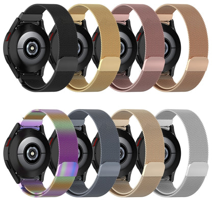For Samsung Galaxy Watch 7 40 / 44mm Milan Magnetic Stainless Steel Watch Band(Gold) by bashfashion