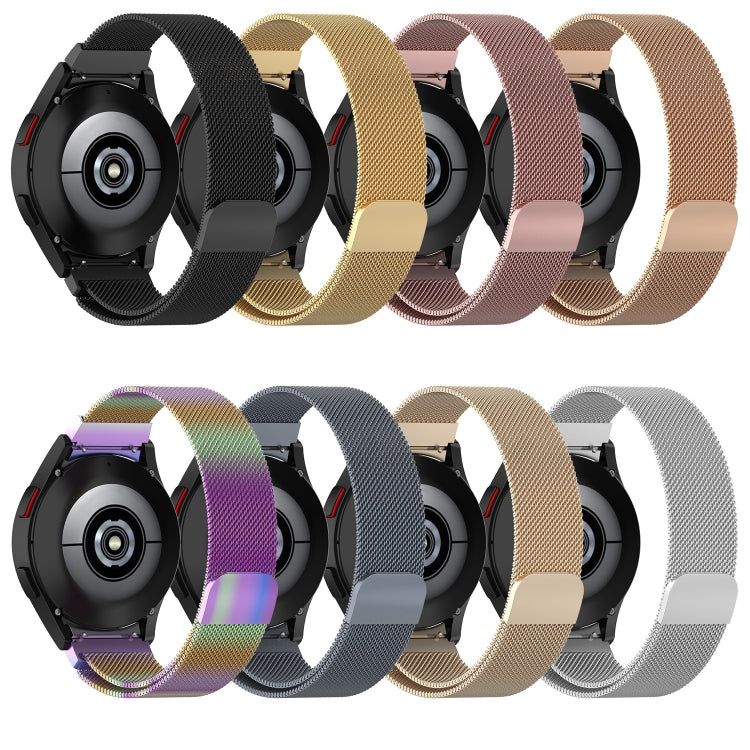 For Samsung Galaxy Watch Ultra 47mm / Ultra 2025 Milan Magnetic Stainless Steel Watch Band(Colorful) by bashfashion