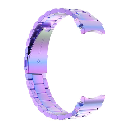 For Samsung Galaxy Watch FE 40mm Three Bead Stainless Steel Metal Watch Strap(Color) by bashfashion