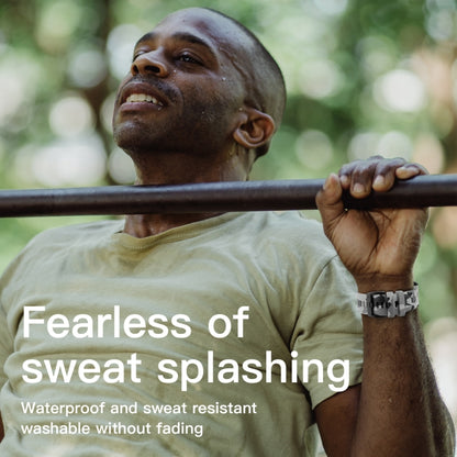 For Garmin Fenix 7X / 7X Pro / Tactix 7 Camouflage Quick Release Silicone Watch Band(White) by bashfashion