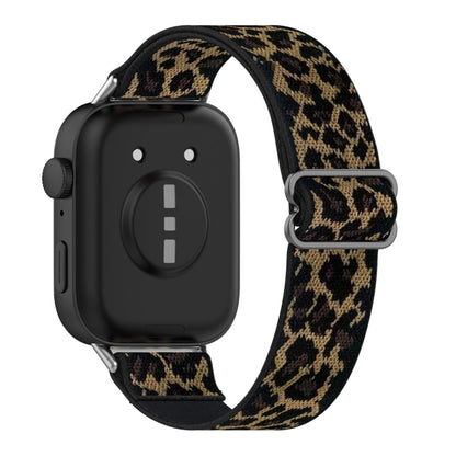 For Huawei Watch Fit 3 Ethnic Style Elastic Nylon Watch Band(Leopard Print) by bashfashion