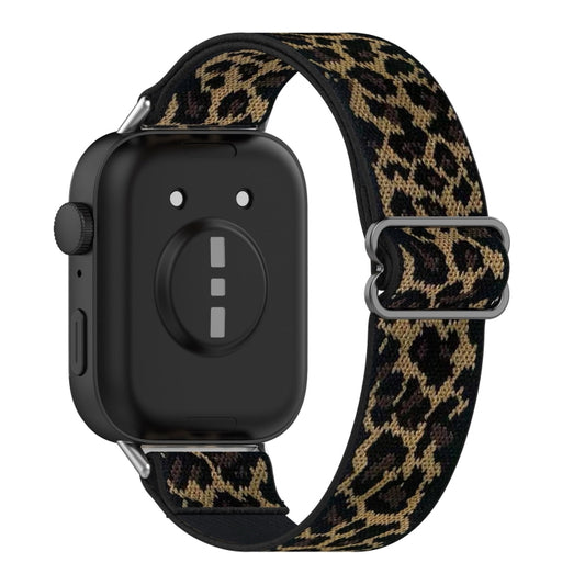For Huawei Watch Fit 3 Ethnic Style Elastic Nylon Watch Band(Leopard Print) by bashfashion