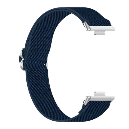For Huawei Watch Fit 3 Ethnic Style Elastic Nylon Watch Band(Midnight Blue) by bashfashion