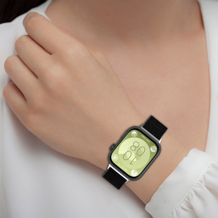 For Huawei Watch Fit 3 Ethnic Style Elastic Nylon Watch Band(Starlight) by bashfashion