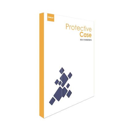 For iPad Pro 13 2025 / 2024 ENKAY Tri-fold Custer Texture TPU Leather Smart Tablet Case with Pen Slot(Dark Blue) by ENKAY