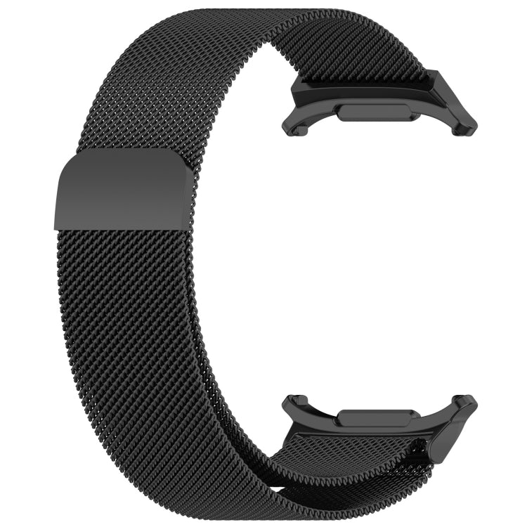 For Samsung Galaxy Watch Ultra 47mm Milan Magnetic Metal Steel Watch Band(Black) by bashfashion