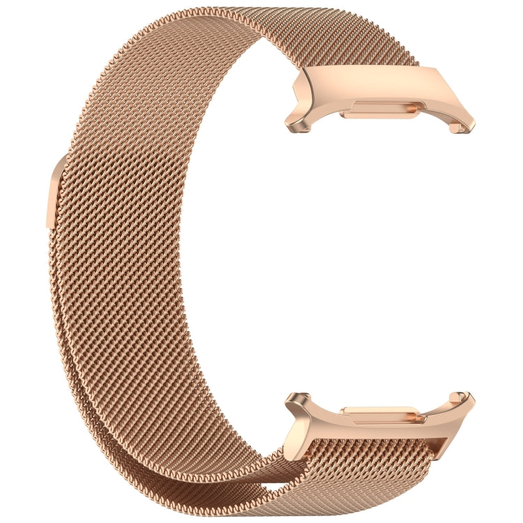 For Samsung Galaxy Watch Ultra 47mm Milan Magnetic Metal Steel Watch Band(Rose Gold) by bashfashion