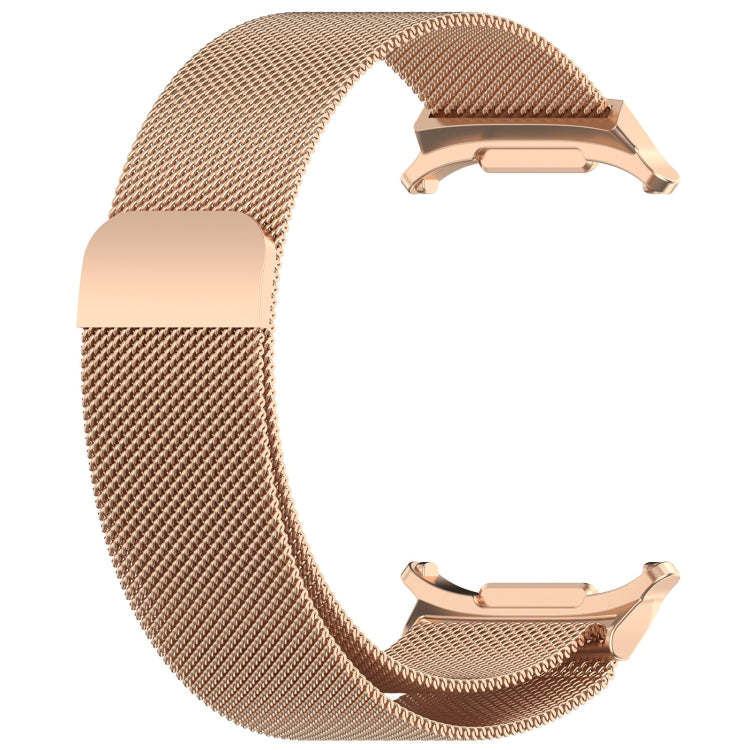 For Samsung Galaxy Watch Ultra 47mm Milan Magnetic Metal Steel Watch Band(Rose Gold) by bashfashion