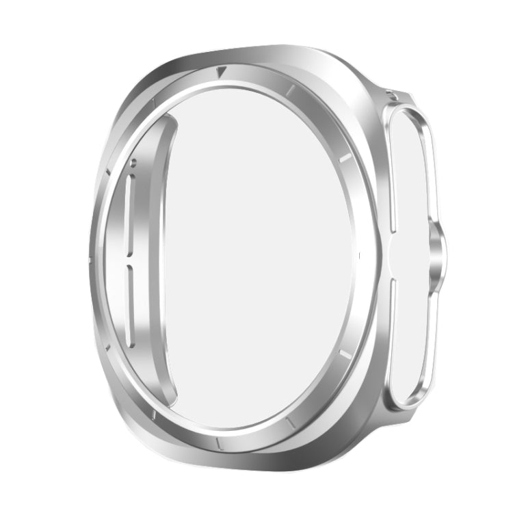 For Samsung Galaxy Watch Ultra 47mm / Ultra 2025 Hollowed PC Watch Protective Case(Sliver) by bashfashion