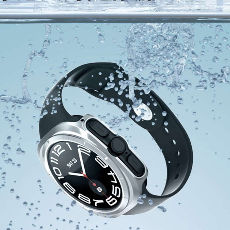 For Samsung Galaxy Watch Ultra 47mm / Ultra 2025 Hollowed PC Watch Protective Case(Midnight Blue) by bashfashion