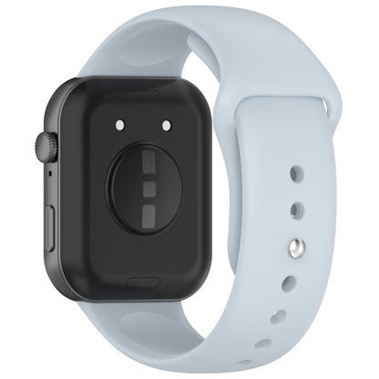 For Huawei Watch Fit3 Solid Color Reverse Buckle Silicone Watch Band(Light Blue) by bashfashion