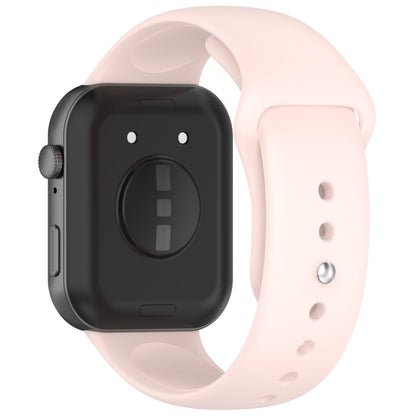 For Huawei Watch Fit3 Solid Color Reverse Buckle Silicone Watch Band(Pink) by bashfashion