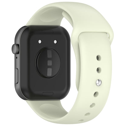 For Huawei Watch Fit3 Solid Color Reverse Buckle Silicone Watch Band(Green) by bashfashion