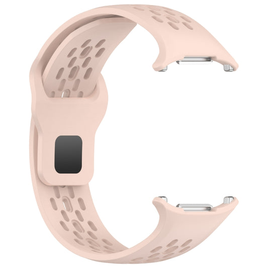 For Samsung Galaxy Watch Ultra 47mm / Ultra 2025 Reverse Buckle Silicone Breathable Watch Band(Pink) by bashfashion