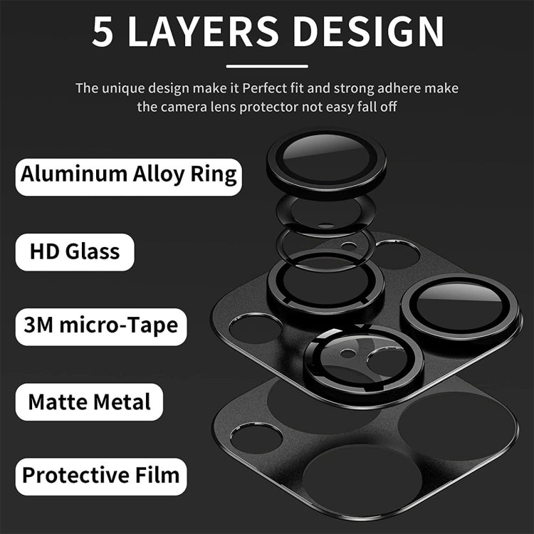 For iPhone 16 / 16 Plus ENKAY Anti-reflection Camera Lens Aluminium Alloy Tempered Glass Film(Light Blue) by ENKAY