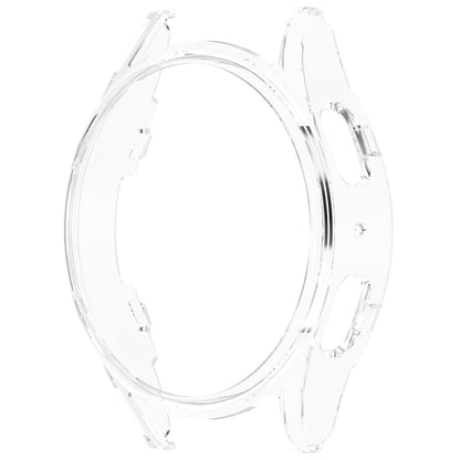 For Sansung Galaxy Watch 7 40mm Half Pack Hollow PC Watch Protective Case(Transparent White) by bashfashion