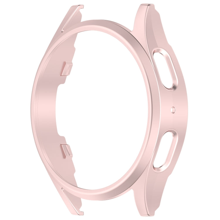 For Sansung Galaxy Watch 7 44mm Half Pack Hollow PC Watch Protective Case(Rose Pink) by bashfashion