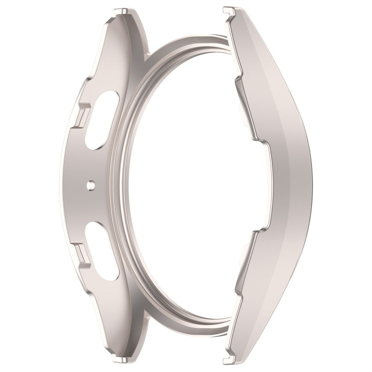 For Sansung Galaxy Watch 7 44mm Half Pack Hollow PC Watch Protective Case(Starlight) by bashfashion