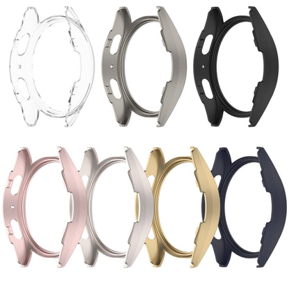 For Sansung Galaxy Watch 7 40mm Half Pack Hollow PC Watch Protective Case(Rose Pink) by bashfashion