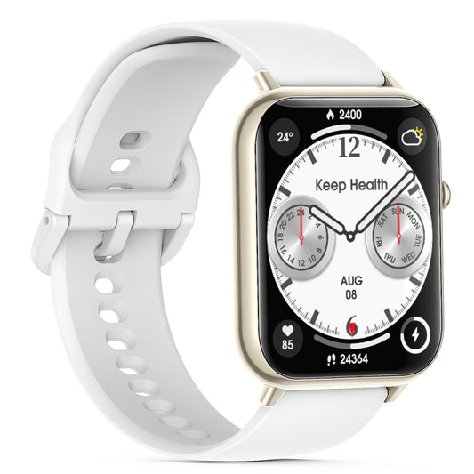 Q19 Max 2.1 inch HD Screen Waterproof Sports Business Smart Watch(White) by bashfashion