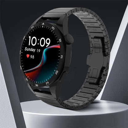 For Honor Watch GS 4 22mm One Bead Paint Butterfly Buckle Alloy Watch Band(Silver) by bashfashion