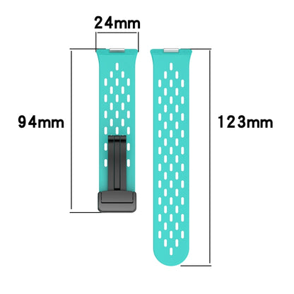 For Huawei Watch Fit4 / Fit4 Pro / Fit3 Folding Magnetic Buckle Silicone Watch Band(White) by bashfashion