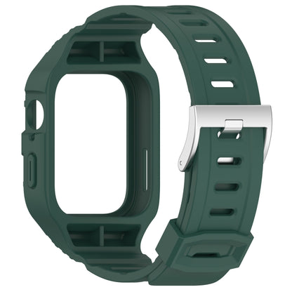 For Huawei Watch Fit3 Armour Integrated TPU Watch Band(Dark Green) by bashfashion