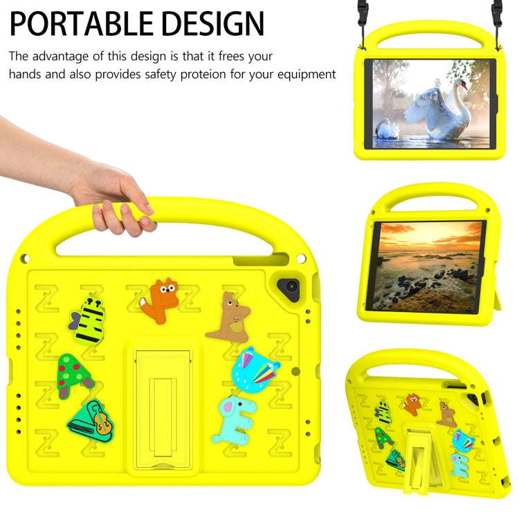 For iPad Air 2 / Air / 9.7 2018 Cartoon Sparrow EVA Shockproof Tablet Case(Yellow) by bashfashion