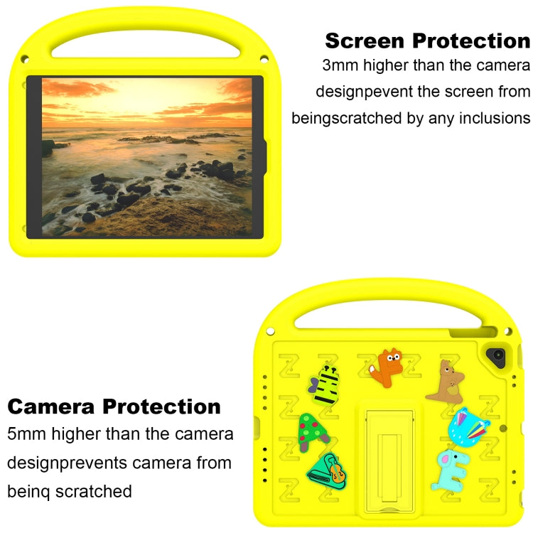 For iPad Air 2 / Air / 9.7 2018 Cartoon Sparrow EVA Shockproof Tablet Case(Yellow) by bashfashion