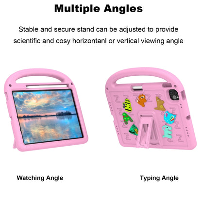 For iPad Pro 11 2025 / 2024 Cartoon Sparrow EVA Shockproof Tablet Case(Pink) by bashfashion