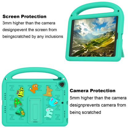 For iPad 10.2 / Air 3 10.5 Cartoon Sparrow EVA Shockproof Tablet Case(Glacier Green) by bashfashion