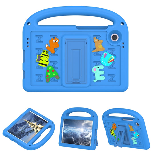 For Samsung Galaxy Tab A11 / A9 Cartoon Sparrow EVA Shockproof Tablet Case(Blue) by bashfashion
