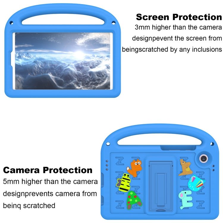 For Samsung Galaxy Tab A11 / A9 Cartoon Sparrow EVA Shockproof Tablet Case(Blue) by bashfashion