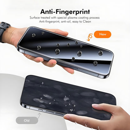 For iPhone 16 Pro Max ENKAY 300C Super Large Arc Full Coverage High Aluminum-silicon Tempered Glass Film by ENKAY