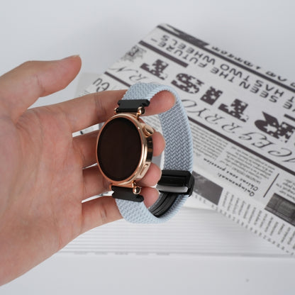 For Samsung Galaxy Watch 6 20mm Magnetic Buckle Braided Watch Strap(Blue) by bashfashion