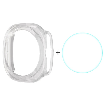 For Samsung Galaxy Watch Ultra 47mm / Ultra 2025 ENKAY Hat-Prince Electroplated Hard PC Cover + 0.2mm 9H Glass Screen Protector(Transparent) by ENKAY