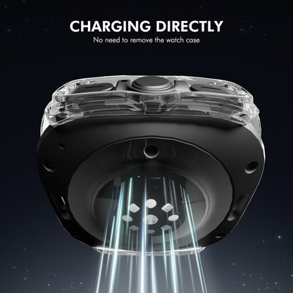 For Samsung Galaxy Watch Ultra 47mm / Ultra 2025 ENKAY Hat-Prince Electroplated Hard PC Cover + 0.2mm 9H Glass Screen Protector(Transparent) by ENKAY