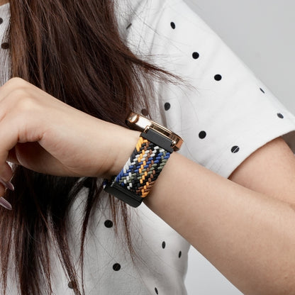 For Amazfit GTS 3 Magnetic Buckle 20mm Braided Watch Band(Camouflage Colorful) by bashfashion