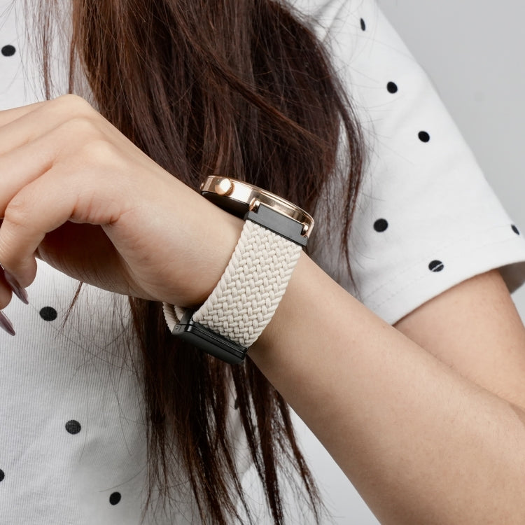 For Amazfit GTS 3 Magnetic Buckle 20mm Braided Watch Band(Starlight) by bashfashion