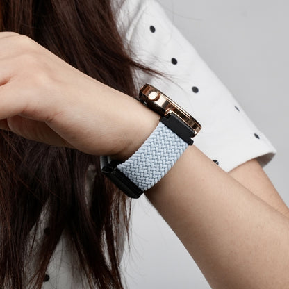 For Amazfit GTS 2 Mini Magnetic Buckle 20mm Braided Watch Band(Blue) by bashfashion