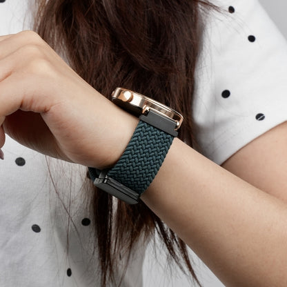 For Amazfit GTS 2 Magnetic Buckle 20mm Braided Watch Band(Forest Green) by bashfashion
