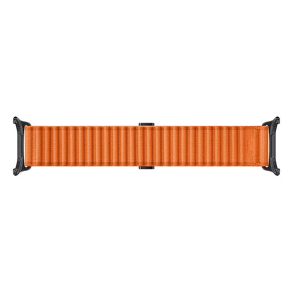For Samsung Galaxy Watch Ultra 47mm Ocean Style Magnetic Buckle Braided Watch Band(Orange) by bashfashion